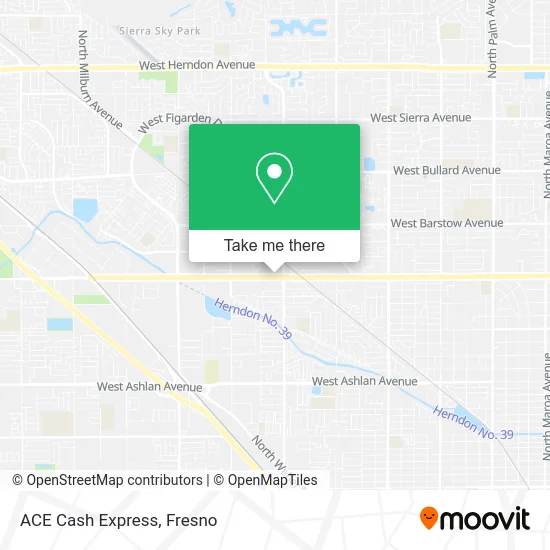 ACE Cash Express map