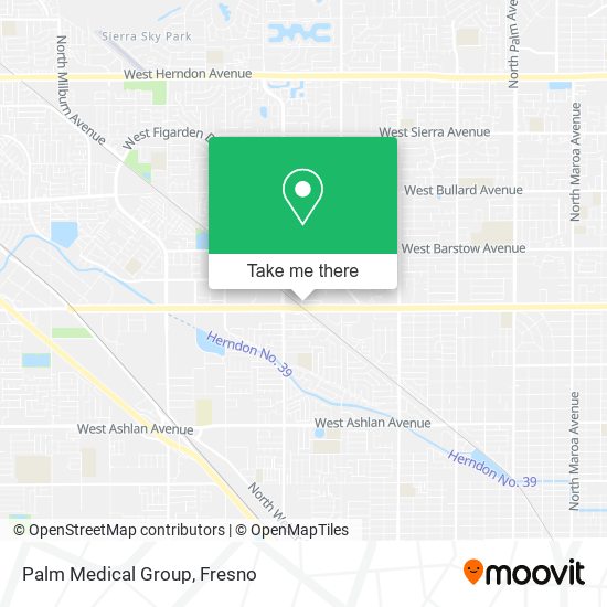 Palm Medical Group map