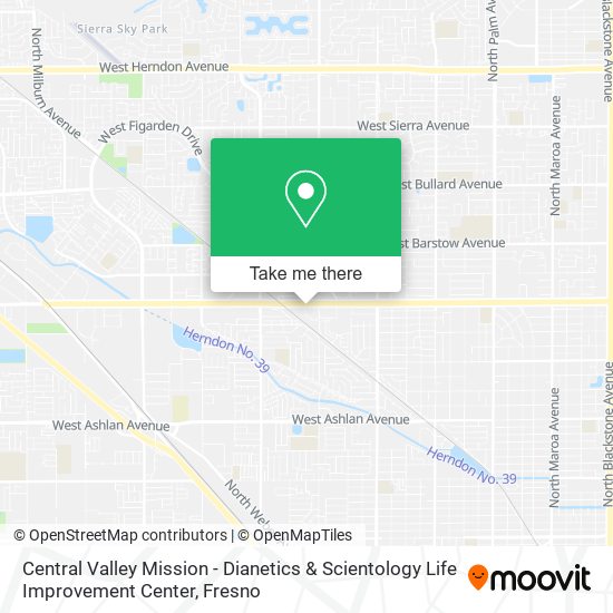 Central Valley Mission - Dianetics & Scientology Life Improvement Center map