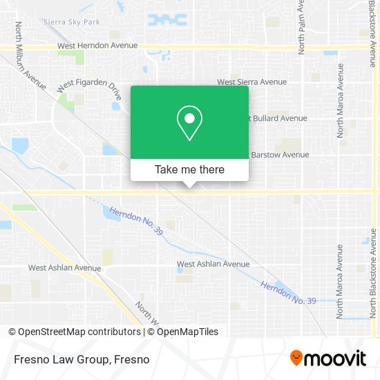 Mapa de Fresno Law Group