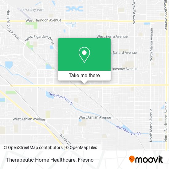 Therapeutic Home Healthcare map