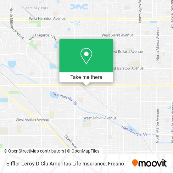 Mapa de Eiffler Leroy D Clu Ameritas Life Insurance