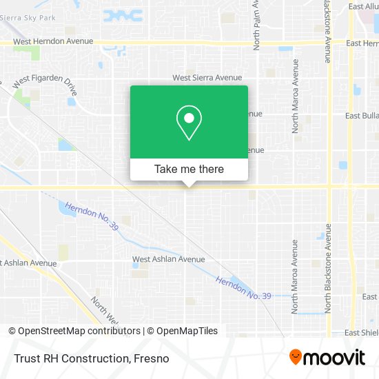 Mapa de Trust RH Construction