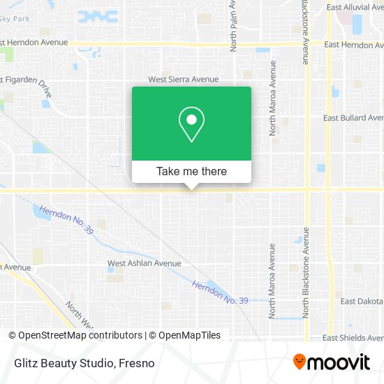 Mapa de Glitz Beauty Studio