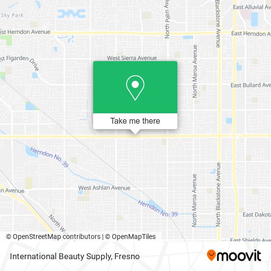 International Beauty Supply map