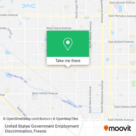 United States Government Employment Discrimination map