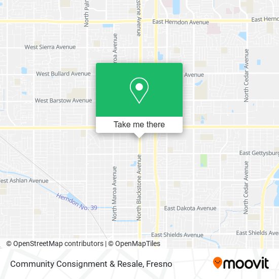 Community Consignment & Resale map