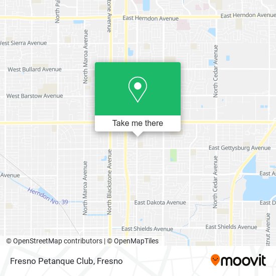 Mapa de Fresno Petanque Club