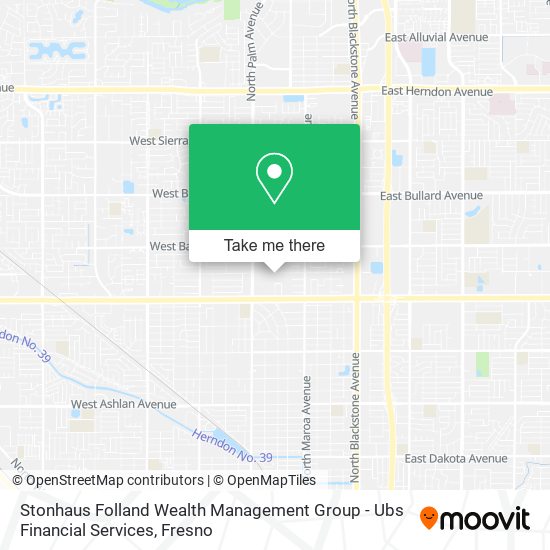 Mapa de Stonhaus Folland Wealth Management Group - Ubs Financial Services