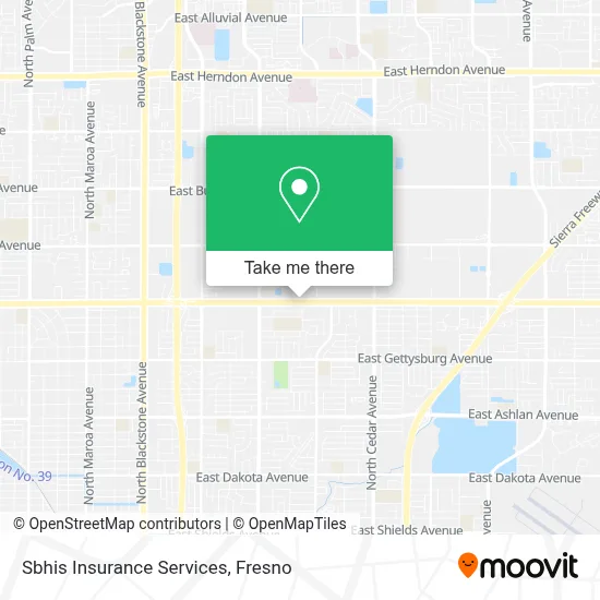 Sbhis Insurance Services map