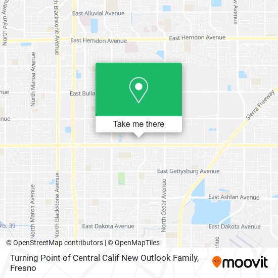 Turning Point of Central Calif New Outlook Family map