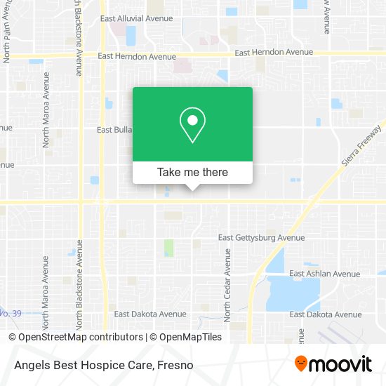 Angels Best Hospice Care map