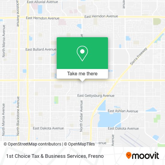 Mapa de 1st Choice Tax & Business Services