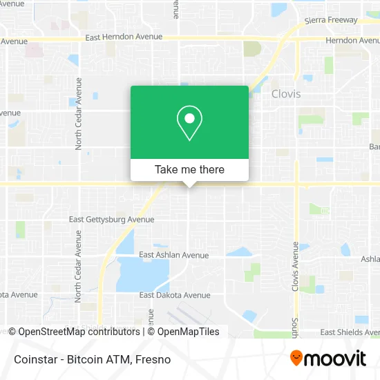 Coinstar - Bitcoin ATM map