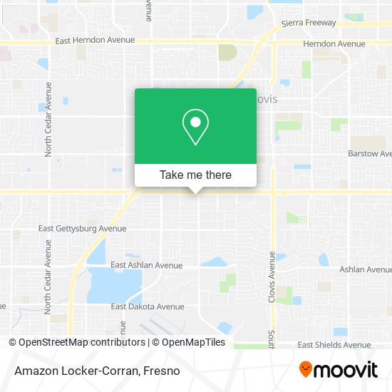 Mapa de Amazon Locker-Corran