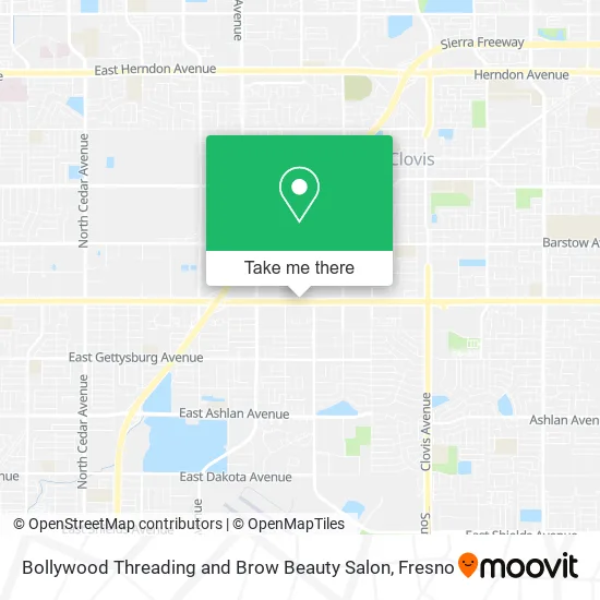 Bollywood Threading and Brow Beauty Salon map