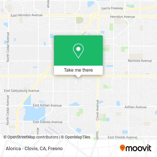 Mapa de Alorica - Clovis, CA