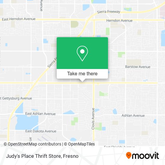 Judy's Place Thrift Store map
