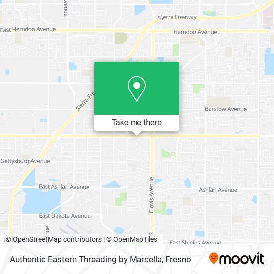 Authentic Eastern Threading by Marcella map