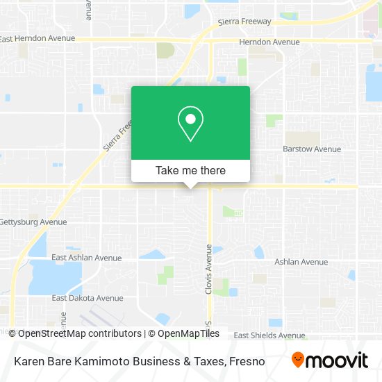 Karen Bare Kamimoto Business & Taxes map