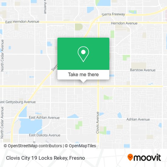 Clovis City 19 Locks Rekey map