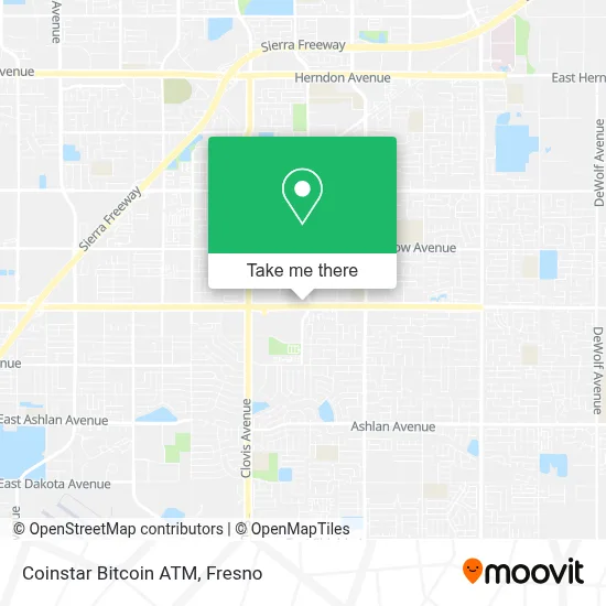 Coinstar Bitcoin ATM map