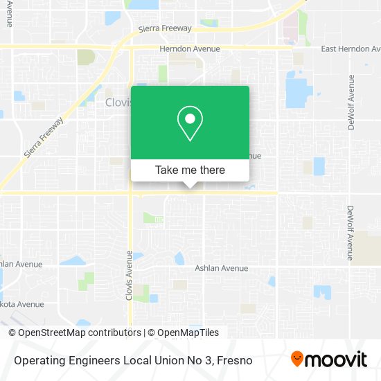 Mapa de Operating Engineers Local Union No 3