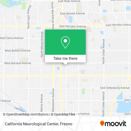 California Neurological Center map