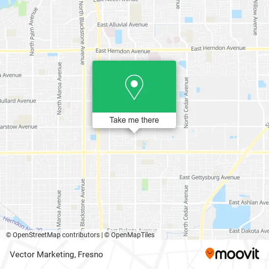 Vector Marketing map