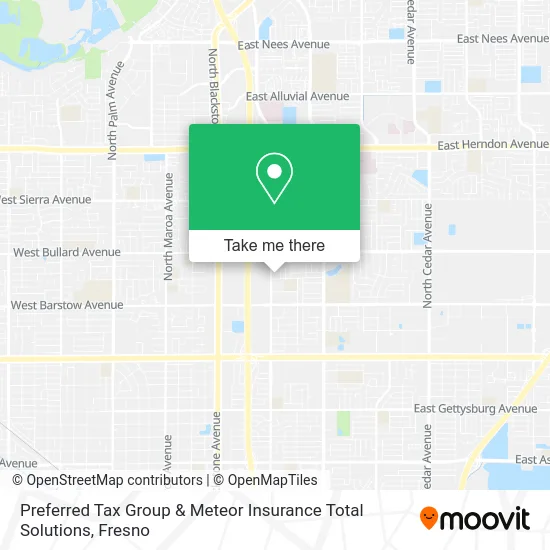 Preferred Tax Group & Meteor Insurance Total Solutions map