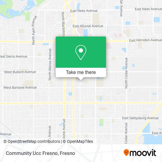 Mapa de Community Ucc Fresno