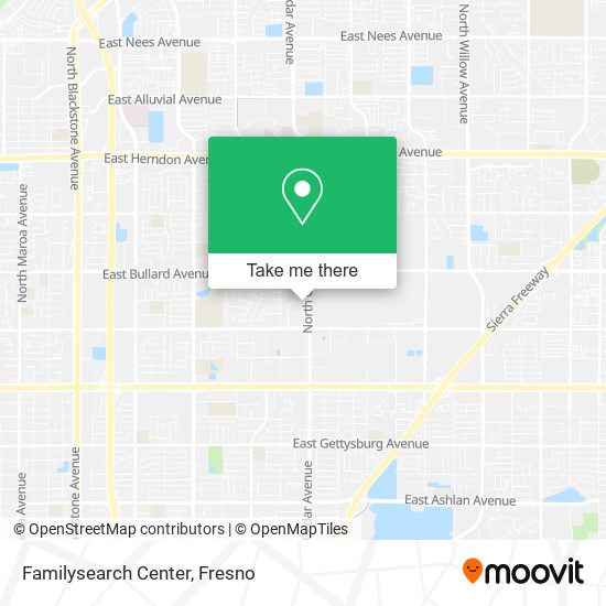 Familysearch Center map