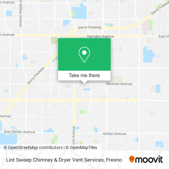 Lint Sweep Chimney & Dryer Vent Services map