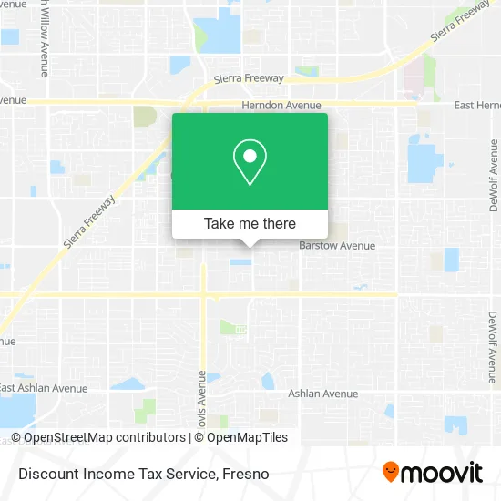 Mapa de Discount Income Tax Service