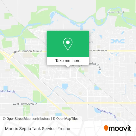 Mario's Septic Tank Service map