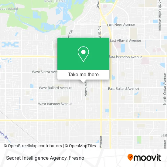 Secret Intelligence Agency map