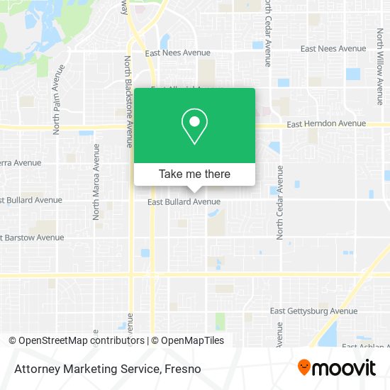 Attorney Marketing Service map