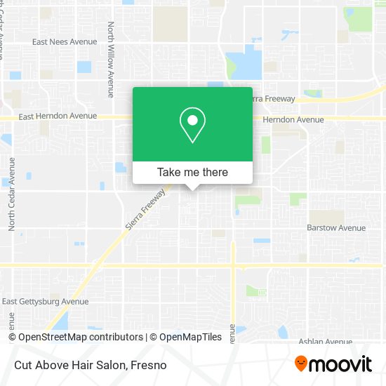 Cut Above Hair Salon map