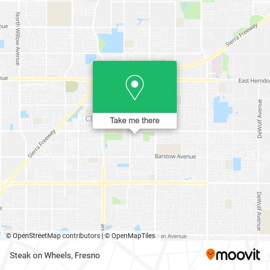 Steak on Wheels map