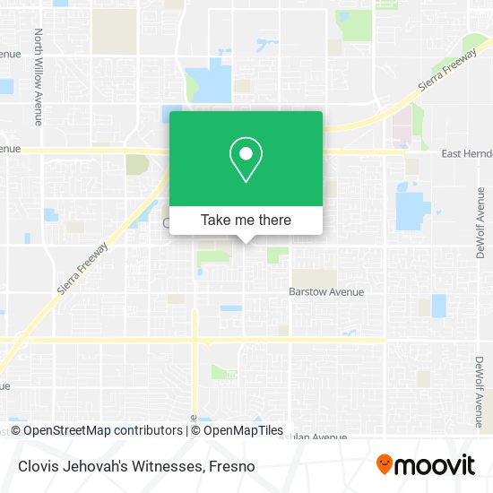 Mapa de Clovis Jehovah's Witnesses
