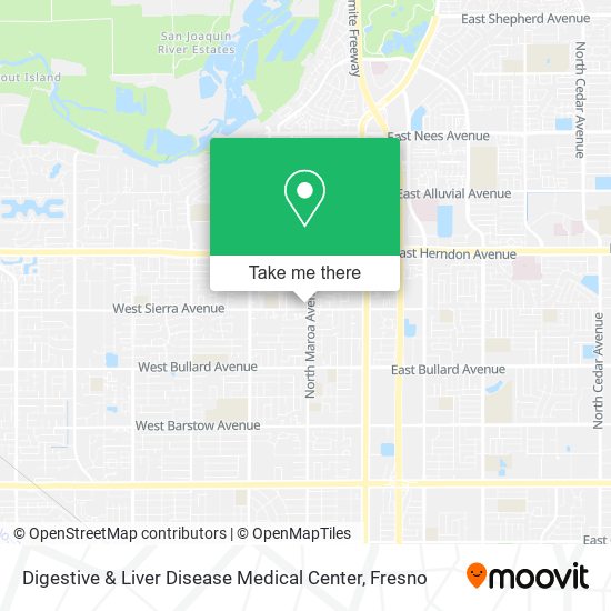 Mapa de Digestive & Liver Disease Medical Center