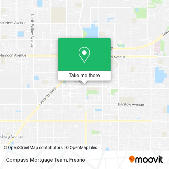 Mapa de Compass Mortgage Team