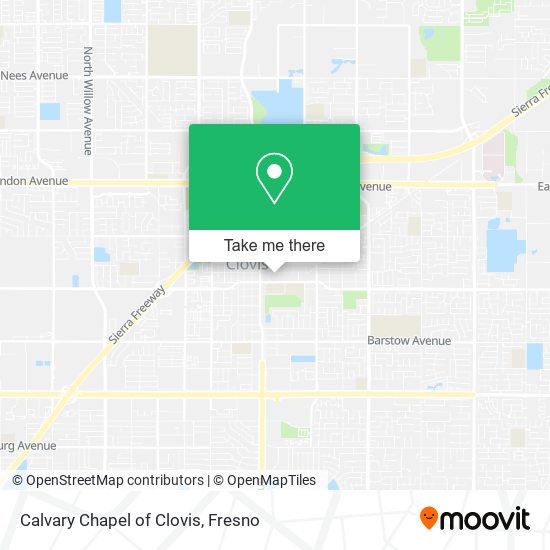 Calvary Chapel of Clovis map