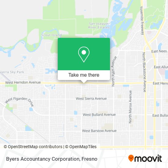Mapa de Byers Accountancy Corporation