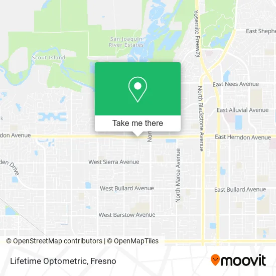 Lifetime Optometric map