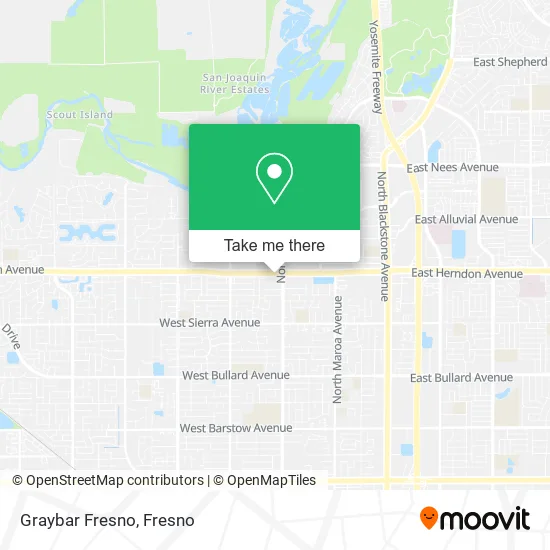 Graybar Fresno map