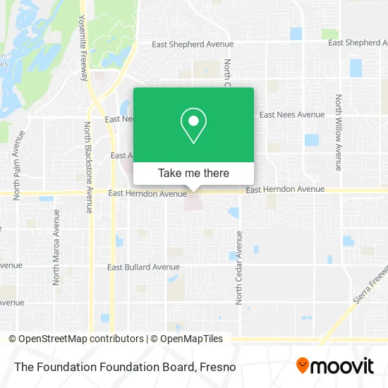 The Foundation Foundation Board map