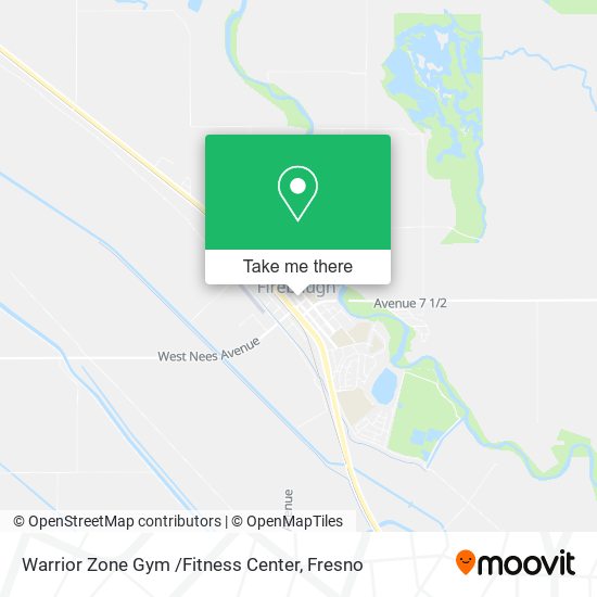 Mapa de Warrior Zone Gym /Fitness Center