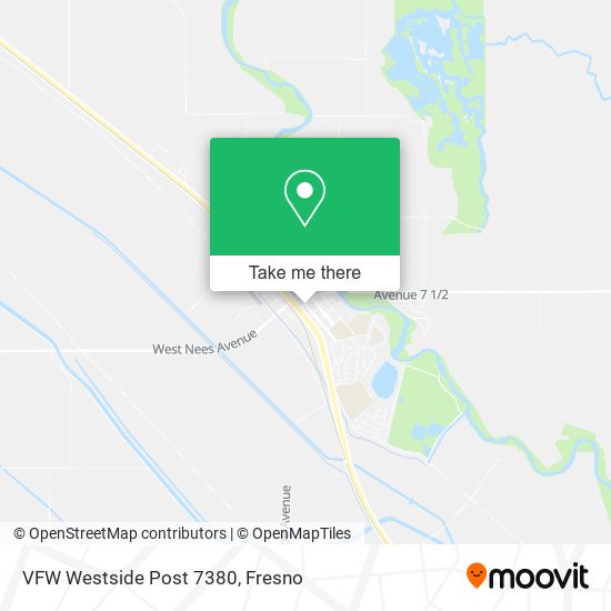 VFW Westside Post 7380 map