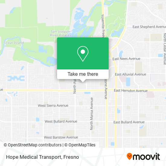 Mapa de Hope Medical Transport